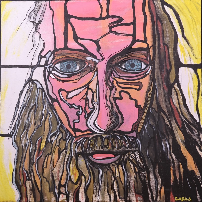 My Face - Oil painting by Scott Jelinek