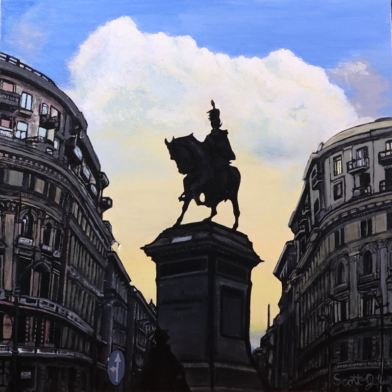 Napoli - Oil painting by Scott Jelinek