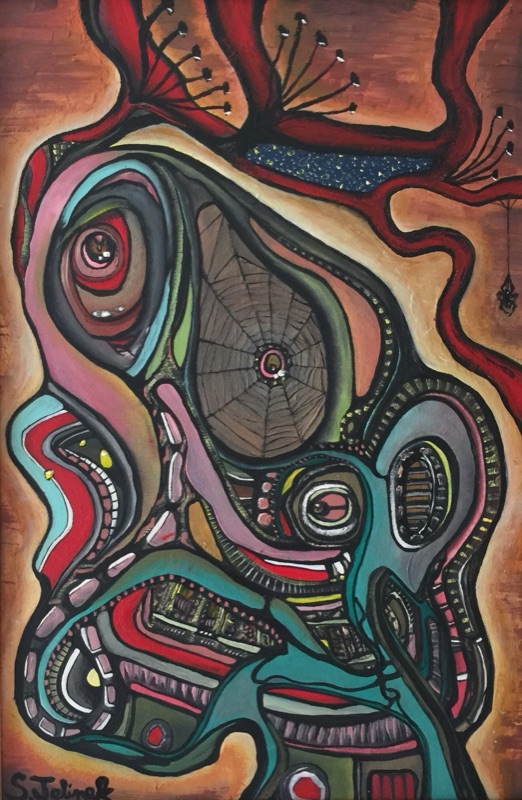 The Web - Oil painting by Scott Jelinek